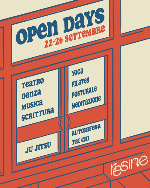 22-26 settembre 2025 OPEN DAYS
