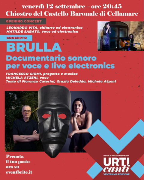 BRULLA Documentario sonoro per voce e live electronics