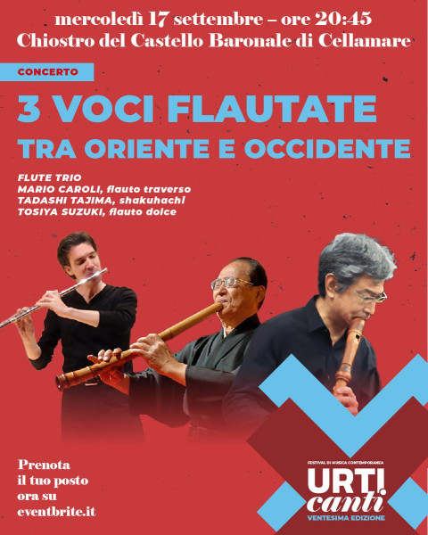 3 Voci flautate: tra Oriente e Occidente