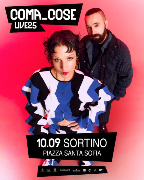 COMA_COSE in concerto il 10 settembre in piazza a Sortino (SR) per la Festa di Santa Sofia
