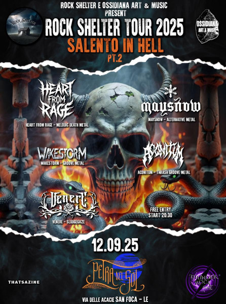 ROCK SHELTER TOUR 2025 - SALENTO IN HELL pt.2