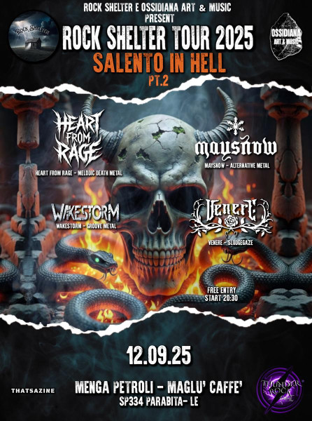 ROCK SHELTER TOUR 2025 - SALENTO IN HELL pt.2