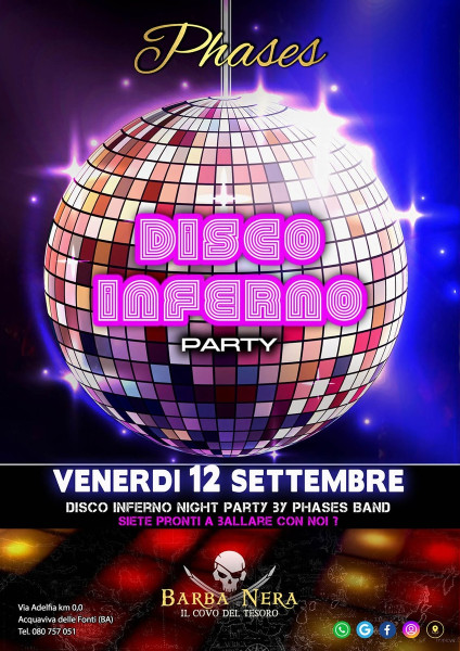 Disco Inferno Party by Phases Band