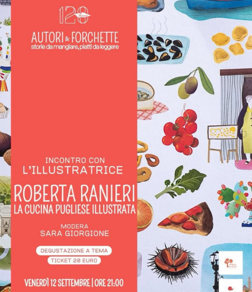 La Cucina Pugliese Illustrata: presentazione e degustazione con Roberta Ranieri