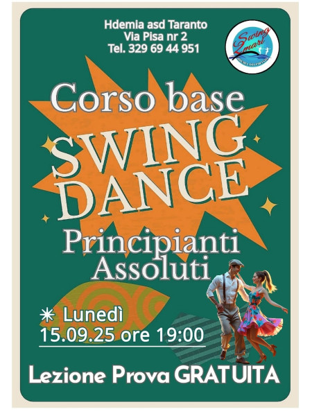 Hdemia LEZIONE PROVA GRATUITA BALLO SWING