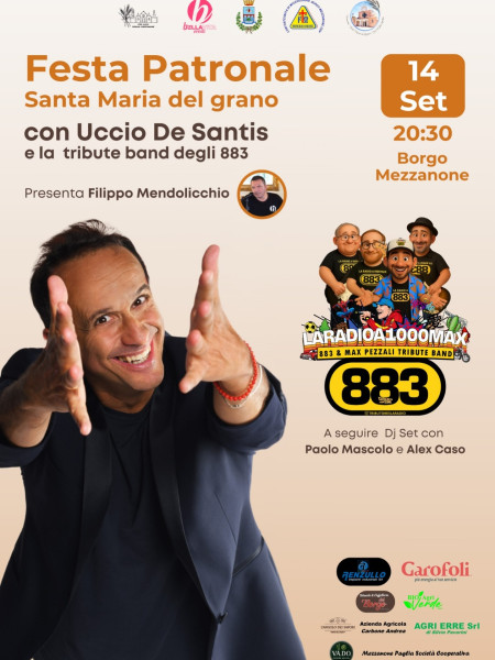 A Borgo Mezzanone Uccio De Santis e la tribute band degli 883