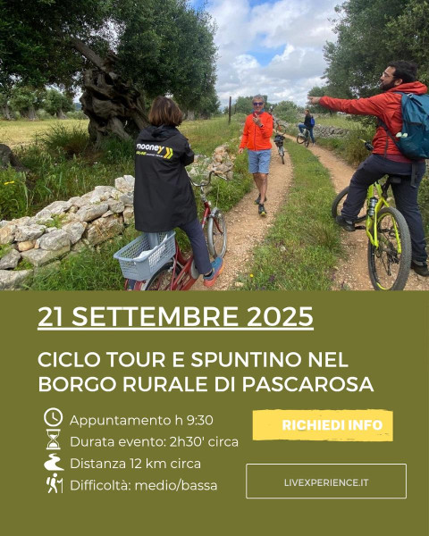CICLO TOUR NELL'INCANTATO BORGO RURALE DI PASCAROSA
