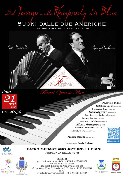 Dal Tango...alla Rhapsody in Blue. Suoni dalle due Americhe
