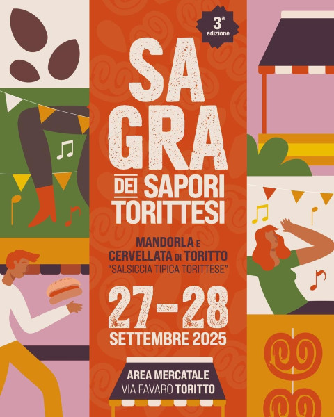 Sagra dei Sapori Torittesi: mandorla e cervellata di Toritto