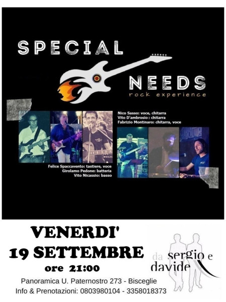 SPECIAL NEEDS Rock Experience Band