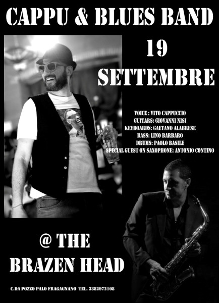 Cappù & Blues Band al Brazen Head