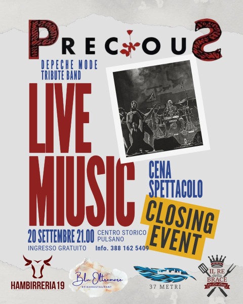 PRECIOUS DEPECHE MODE TRIBUTE BAND