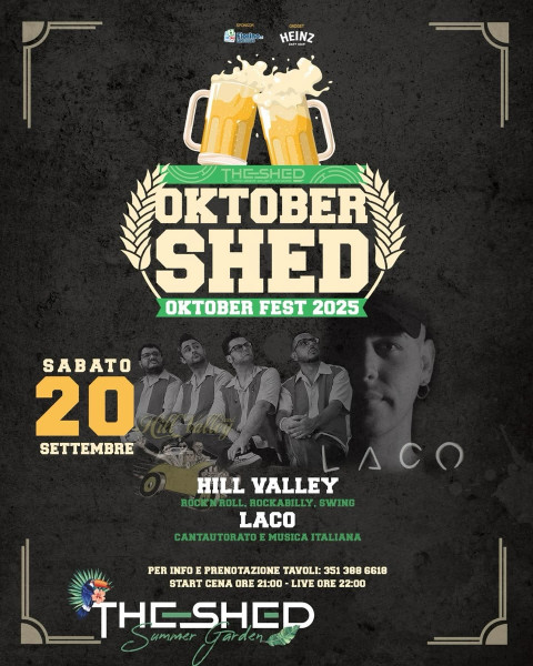 Hill Valley band live allo Shed Pub
