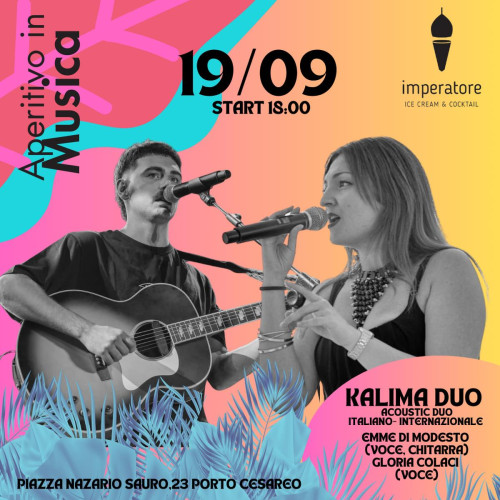 Aperitivo in Musica al Tramonto Fronte Mare