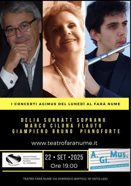 Concerto Trio Pianoforte Flauto e Canto