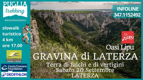 Oasi LIPU GRAVINA DI LATERZA Terra di falchi e vertigini