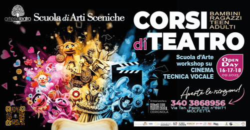 OPEN DAY - Corsi di Teatro, d'Arte e Cinema!