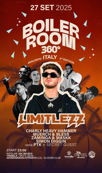 Limitlezz Prima Volta in Italia in Salento