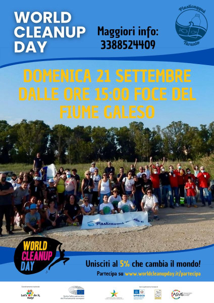 World Cleanup Day - foce del fiume Galeso