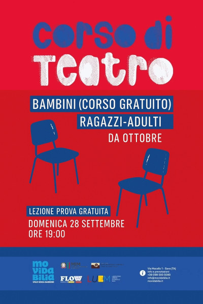 Open day scuola di teatro Flow