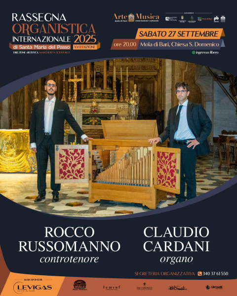 Un concerto per organo e voce omaggia la Musa della musica sacra colta