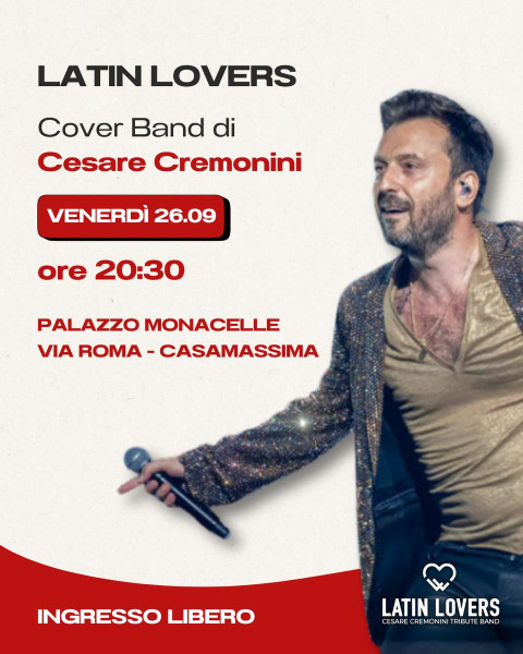 Cesare Cremoni Cover Band | Live in Piazza