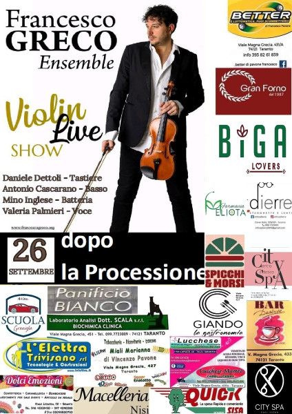 VIOLIN LIVE SHOW - FRANCESCO GRECO