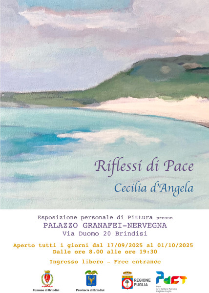 Personale di pittura Riflessi di Pace di Cecilia d’Angela
