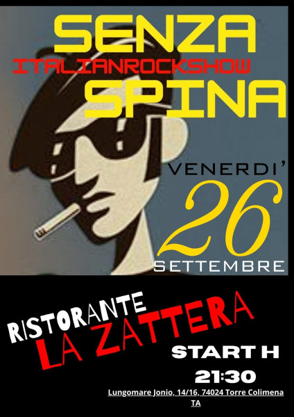 Senzaspina Italian rock show