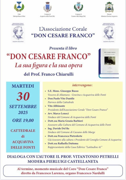 Presentazione libro "Don Cesare Franco"