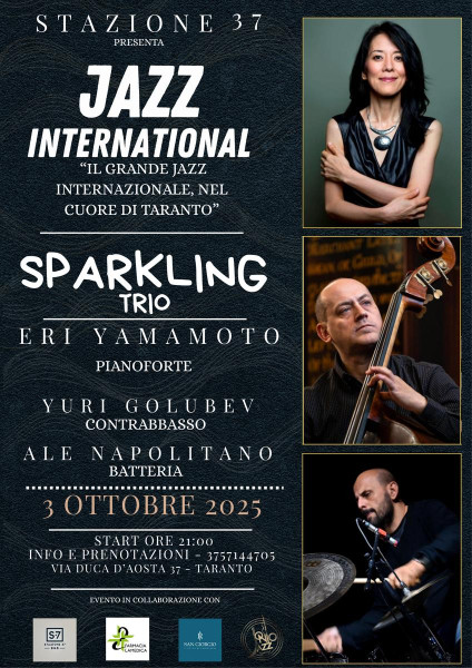 Evento internazionale JAZZ: ERI YAMAMOTO trio