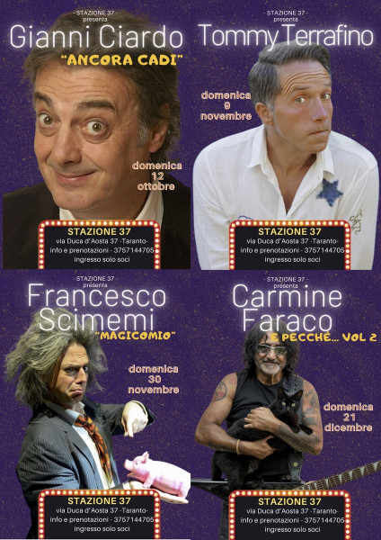 "Venite a  Ridere Già  Mangiati"