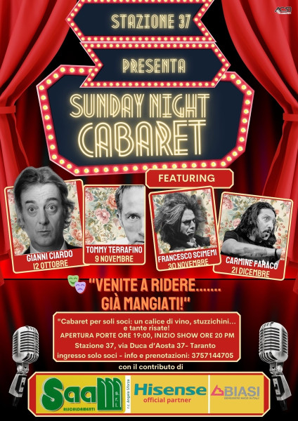 "Venite a  Ridere Già  Mangiati"