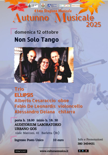 Non solo Tango: Un viaggio sonoro tra emozione, eleganza e passione, dal repertorio classico alla sensualità del tango