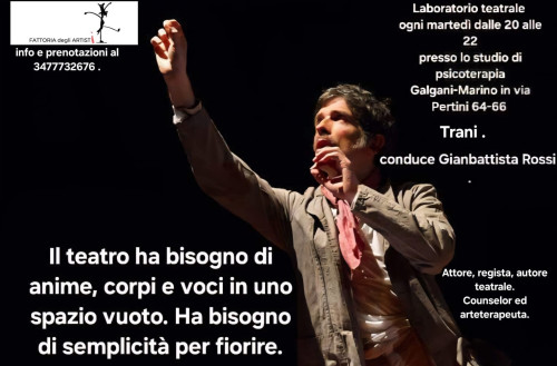 Lezione di Teatro gratuita