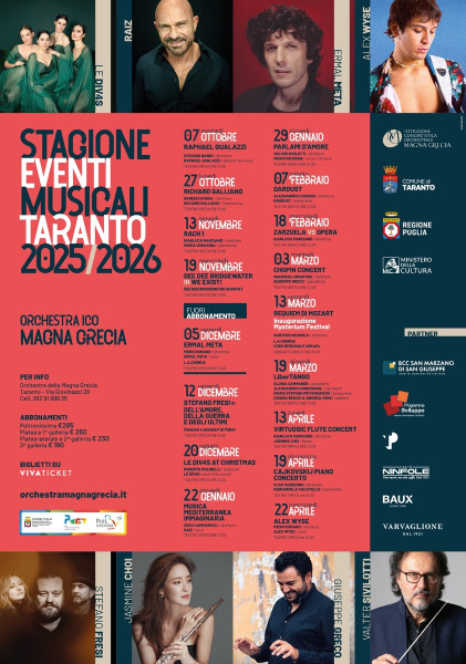 Stagione Eventi Musicali Orchestra della Magna Grecia 2025/2026