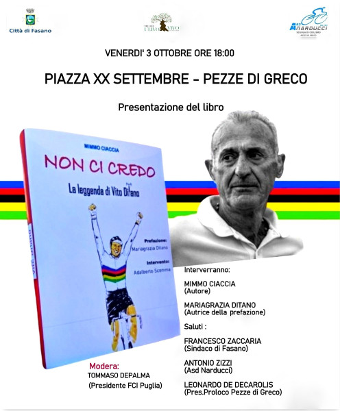 Presentazione del libro NON CI CREDO-La leggenda di Vito Ditano