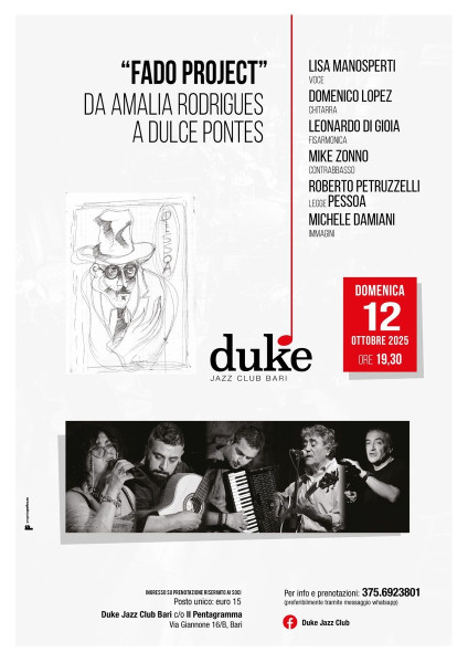 "FADO PROJECT" da Amalia Rodrigues a Dulce Pontes