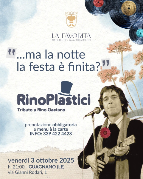 RinoPlastici  Live - Cover Band Rino Gaetano