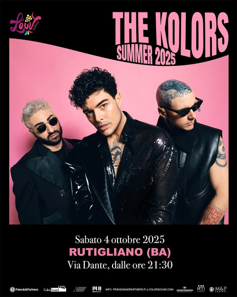THE KOLORS in concerto alla 61^ SAGRA DELL'UVA di RUTIGLIANO