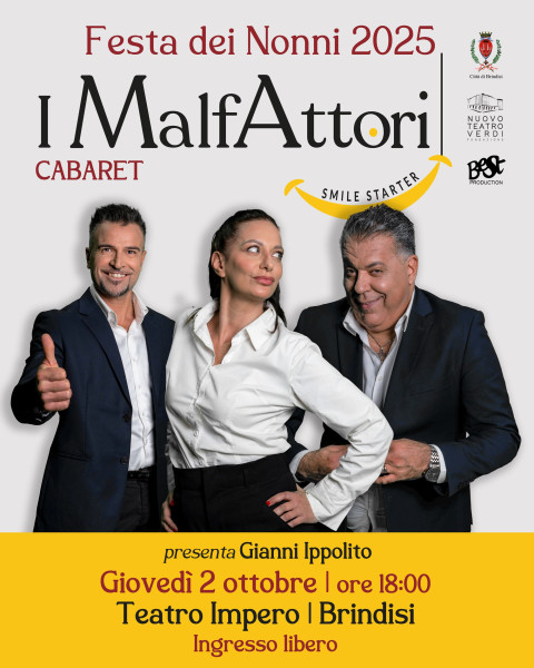 Festa dei Nonni 2025 | Risate e cabaret al Teatro Impero con "I MalfAttori"