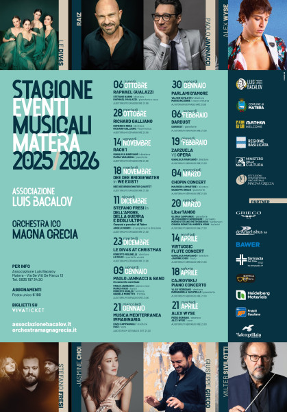 Raphael Gualazzi apre la Stagione Concertistica di Matera