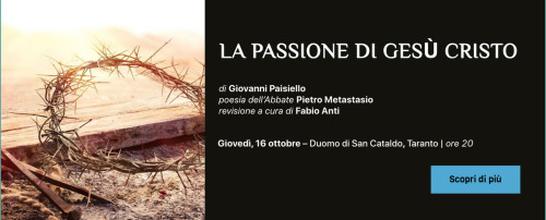 La Passione di Gesù Cristo di Giovanni Paisiello