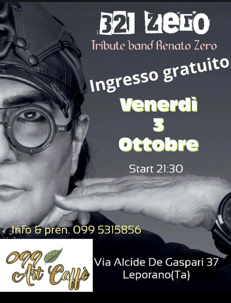 321 ZERO TRIBUTE BAND RENATO ZERO