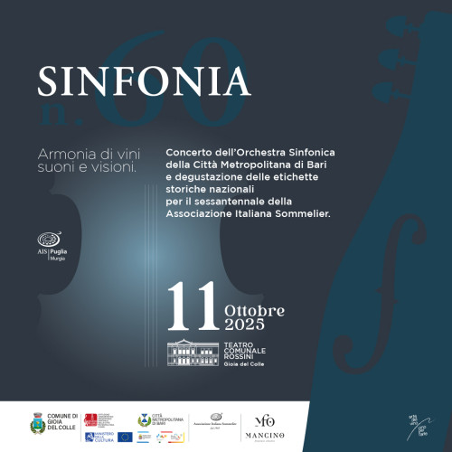 VINI E MUSICA SINFONICA AL TEATRO ROSSINI PER CELEBRARE I 60 ANNI DELL'ASSOCIAZIONE ITALIANA SOMMELIER