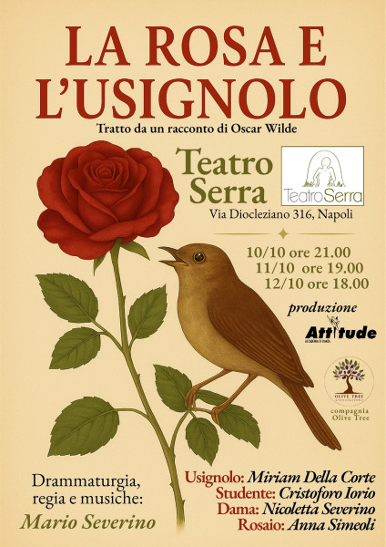 La rosa e l’usignolo al Serra il debutto nel segno dell’amore