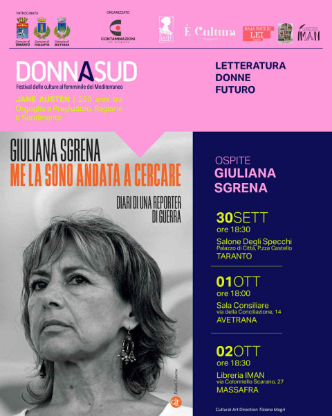 Libreria IMAN: a Massafra arriva Giuliana Sgrena