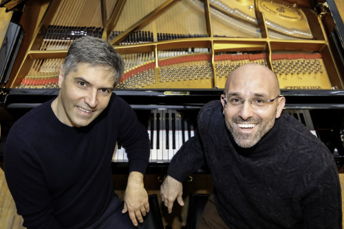 Marco Schiavo e Sergio Marchegiani, due pianoforti e l'Orchestra Filarmonica Pugliese