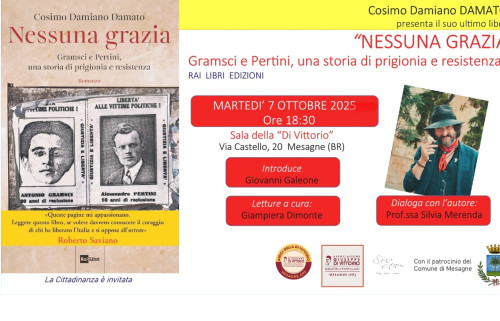 "NESSUNA GRAZIA. Gramsci e Pertini, una storia di prigionia e resistenza