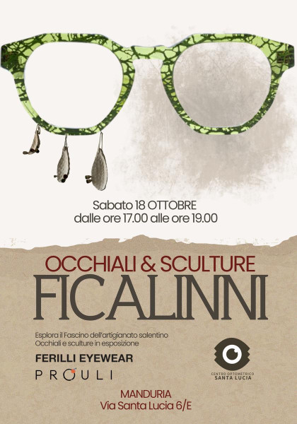 FICALINNI: occhiali e sculture